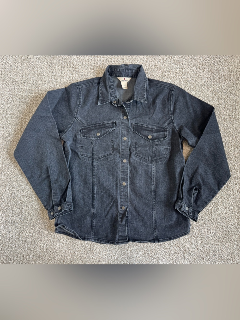 Woolrich womens Denim snap jacket